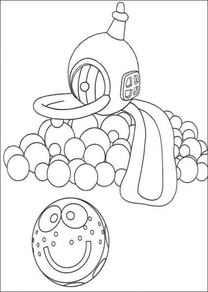 The Playground  coloring page image
