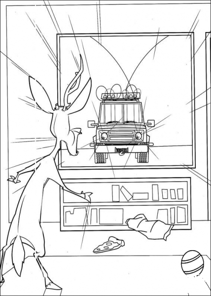 The Police Is Coming  coloring page image