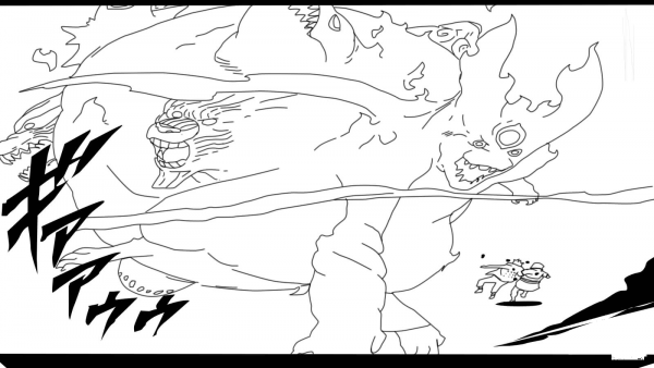The Rabbit Demon coloring page image