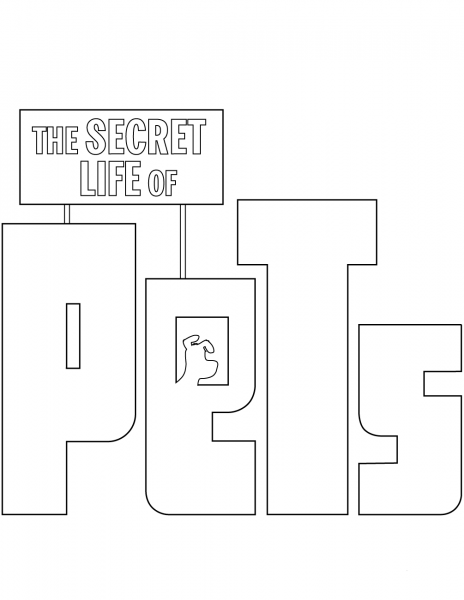 The Secret Life of Pets coloring page image