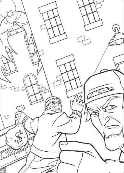 The Thief coloring page - ColouringPages