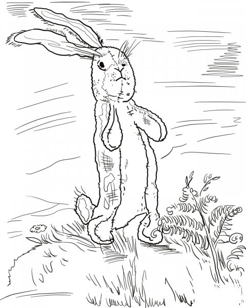 The Velveteen Rabbit coloring page image