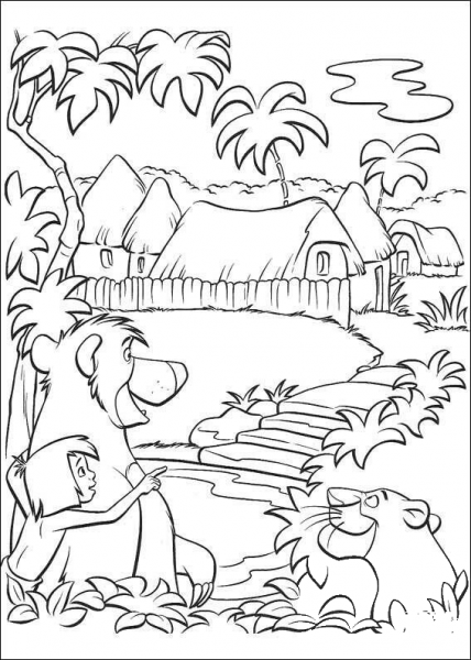 They Want To Go To Indian Place  coloring page image