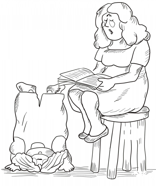 They Were Even Rude During Story Hour coloring page image