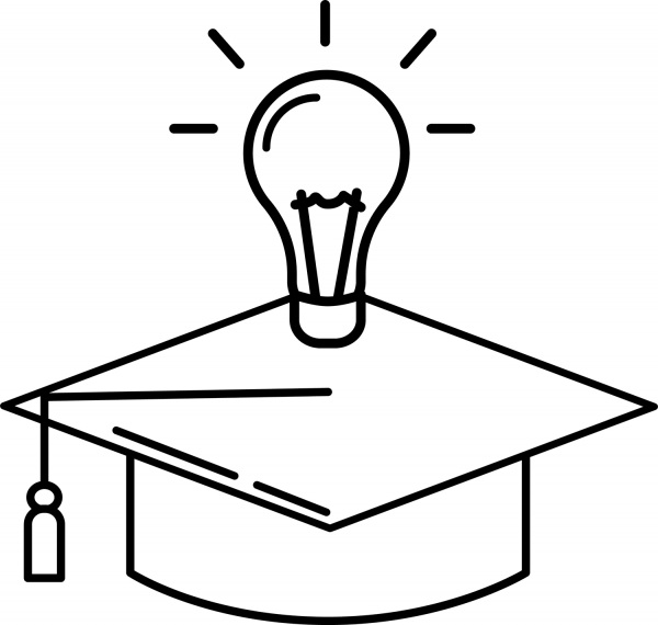 Thinking Cap coloring page image