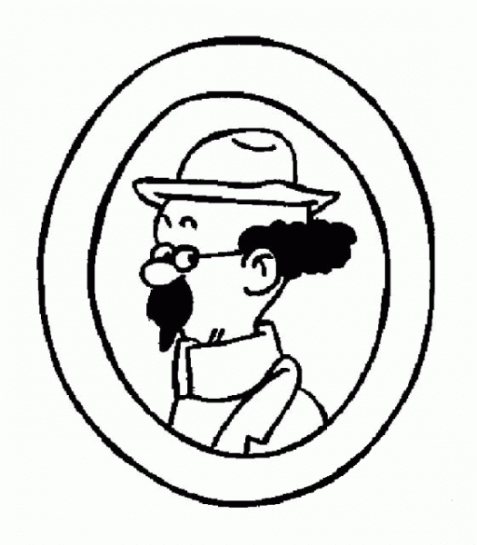 Thomson or Thompson? coloring page image