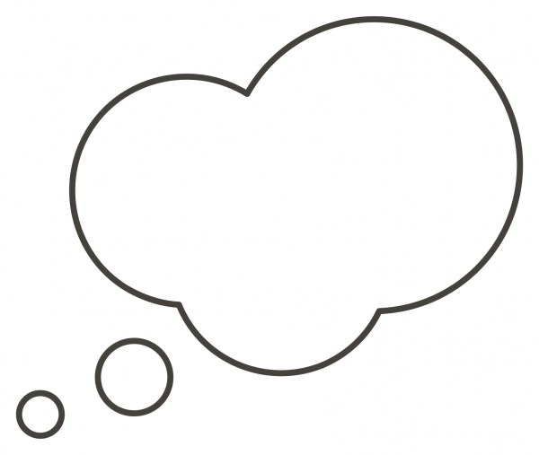 Thought Balloon coloring page image