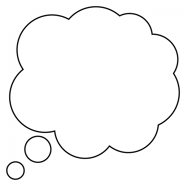 Thought Balloon Emoji coloring page - ColouringPages