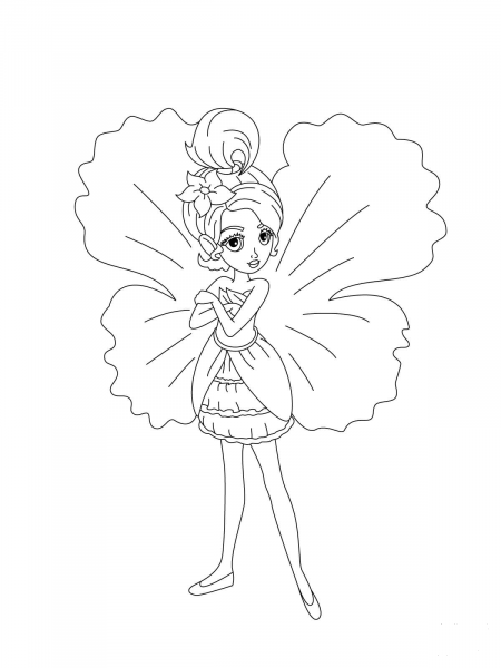 Thumbelina coloring page image