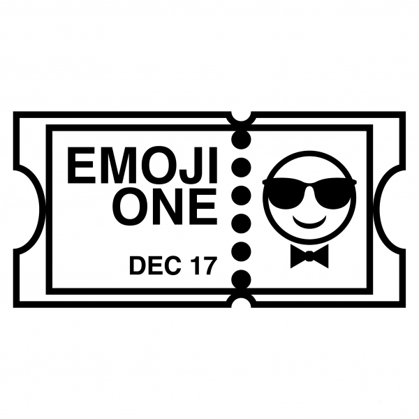 Ticket Emoji coloring page image