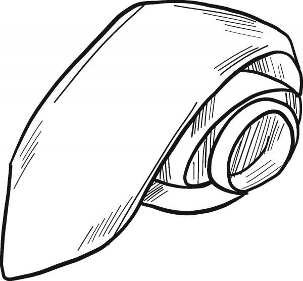 Tie coloring page image