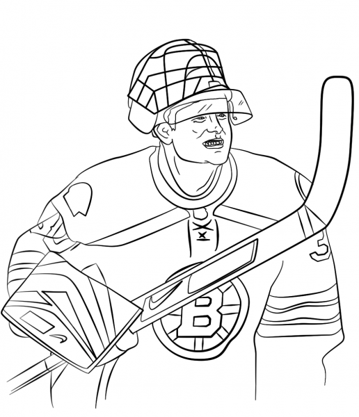 Tim Thomas coloring page image
