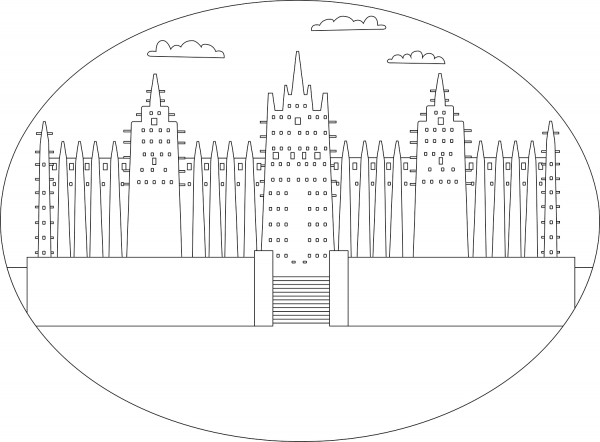 Timbuktu coloring page image