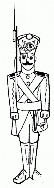 Tin Soldier  coloring page image