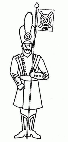 Tin Soldier coloring page image