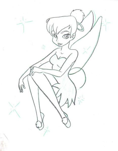 TinkerBell  coloring page image