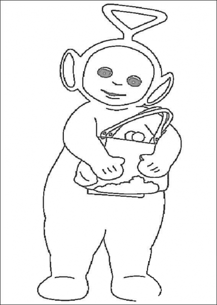Tinky-Winky  coloring page image