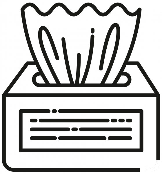 Tissue Box coloring page image