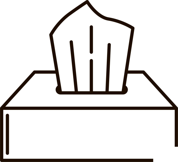 Tissue Box coloring page image