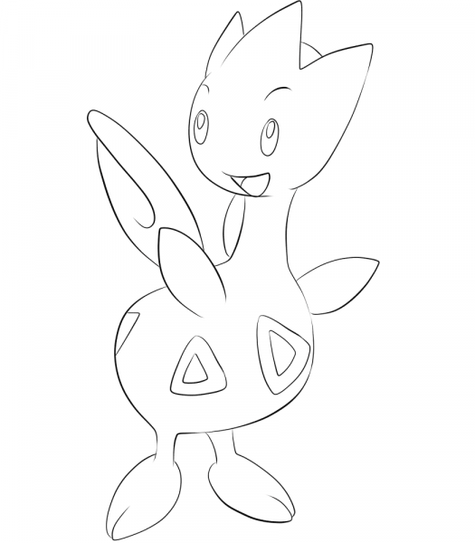 Togetic  coloring page image