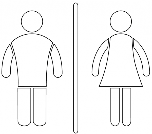 Toilet coloring page image