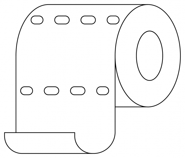 Toilet Paper coloring page image