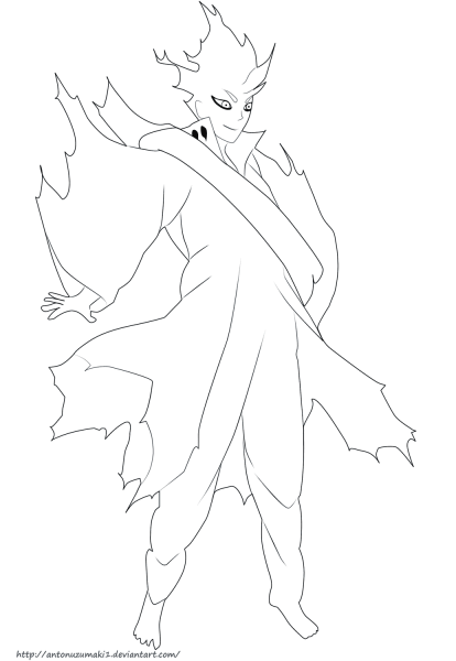 Toneri Otsutsuki Chakra Mode coloring page image