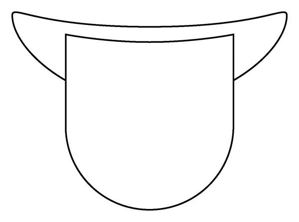 Tongue Emoji coloring page image