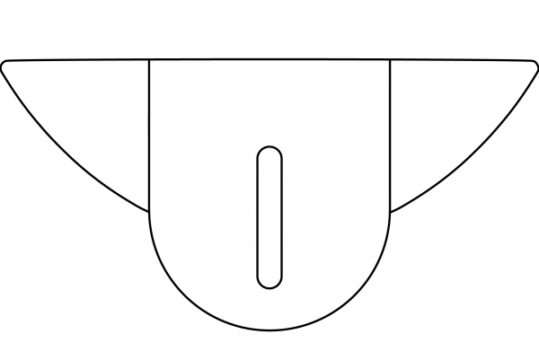 Tongue Emoji coloring page image