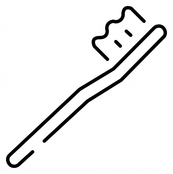 Toothbrush Emoji coloring page image