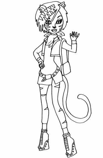 Toralei Doll coloring page image