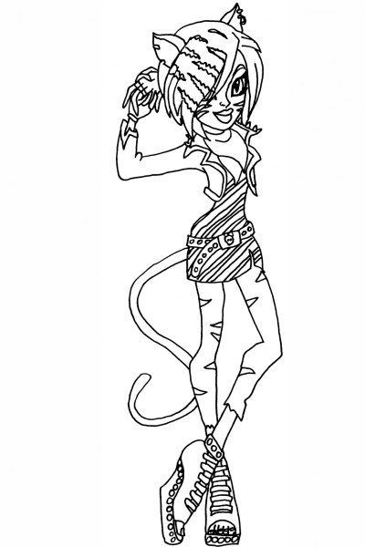 Toralei Stripe coloring page image