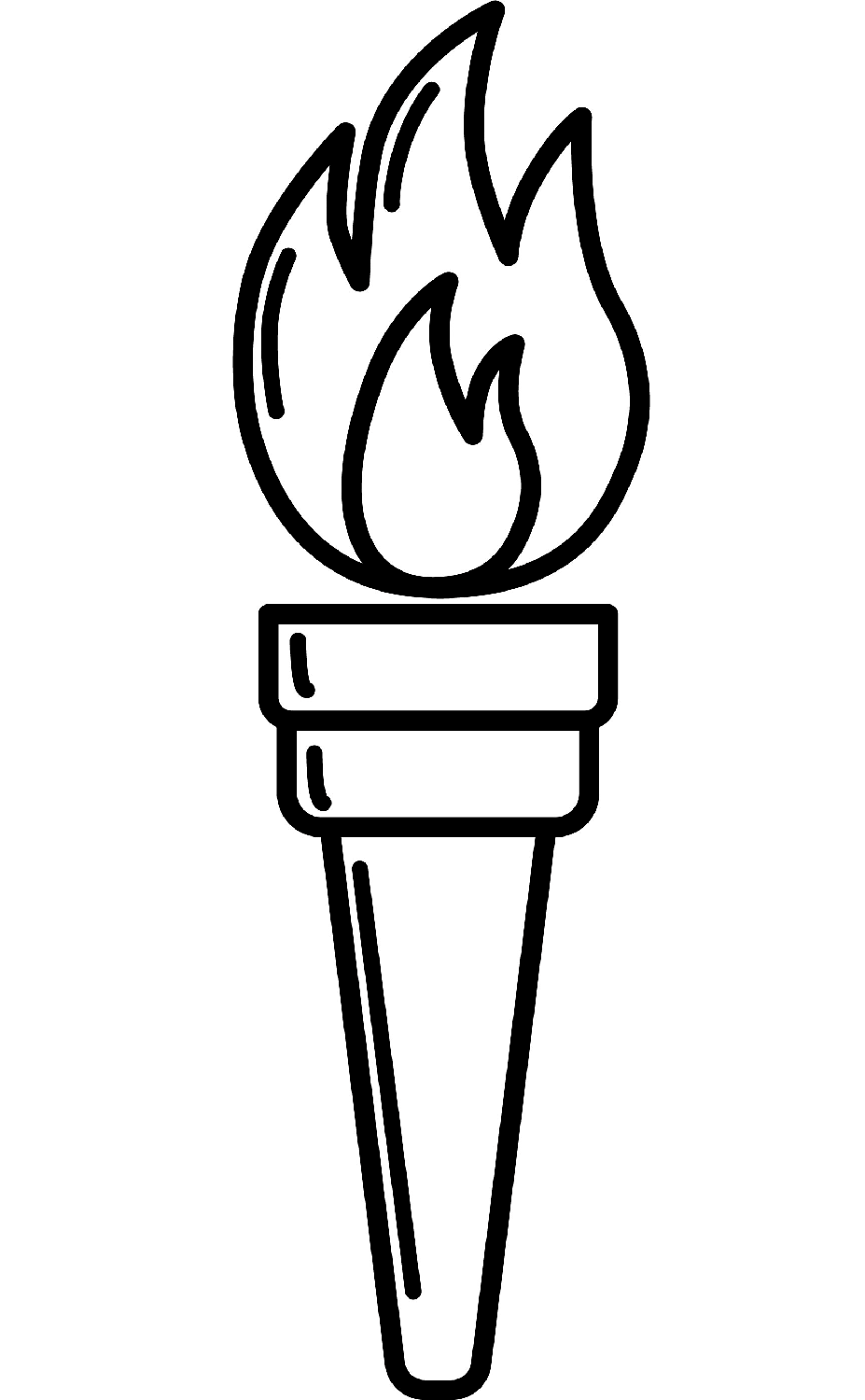 Torch coloring page - ColouringPages