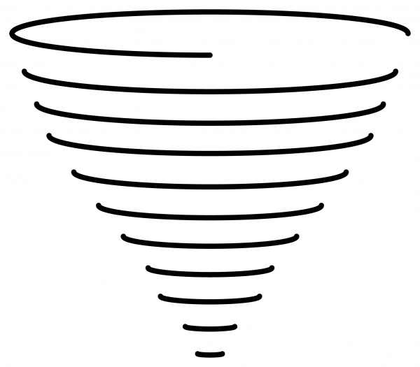 Tornado Emoji coloring page image