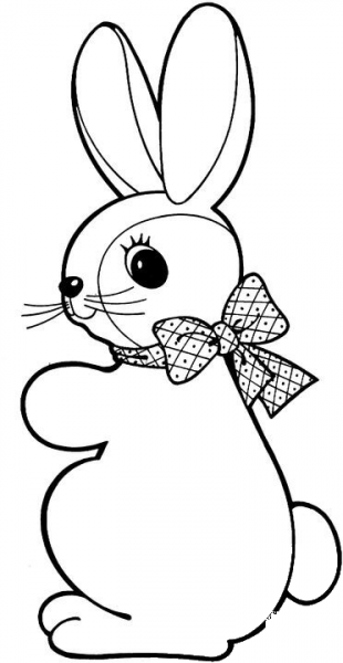 Toy Rabbit  coloring page image