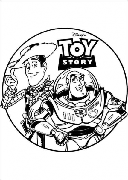 Toy Story  coloring page image