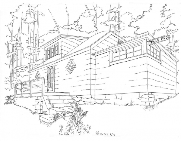 Trails End coloring page image