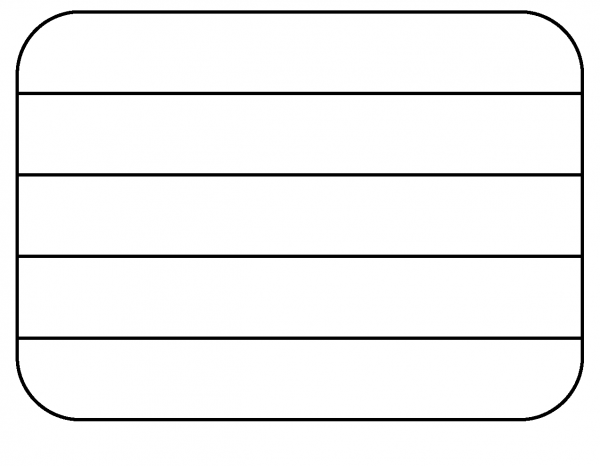 Transgender Flag Emoji coloring page image