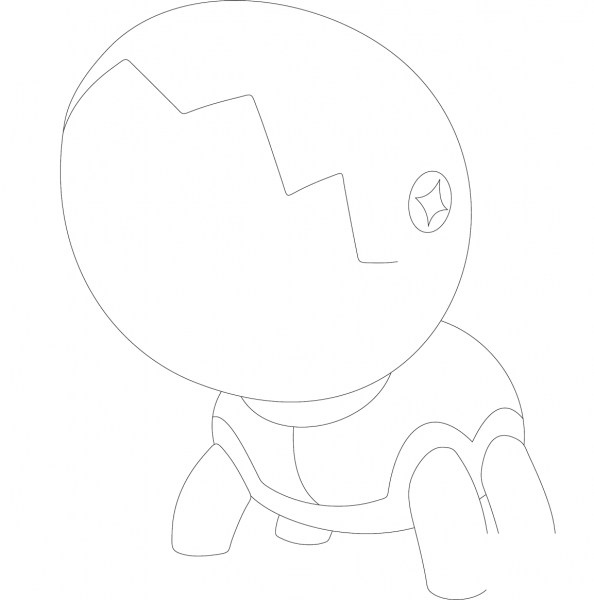 Trapinch coloring page image