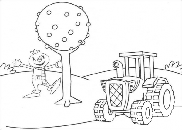 Travis And Spud  coloring page image