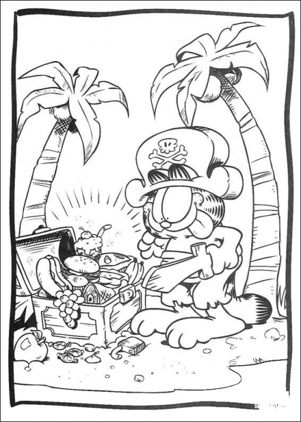 Treasure Hunt  coloring page image