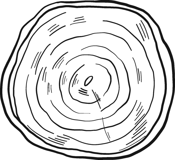 Tree Trunk coloring page image