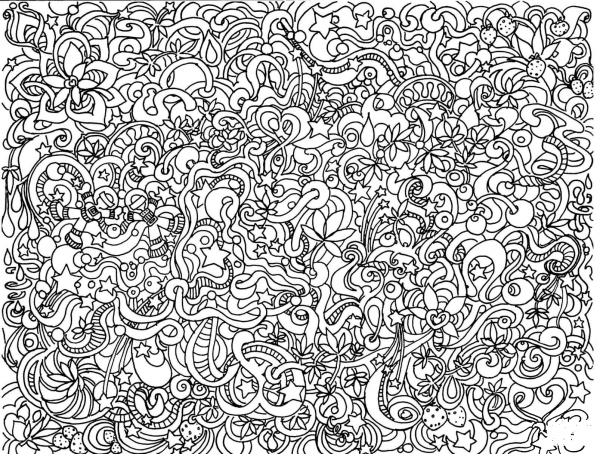Trippie Doodle coloring page image