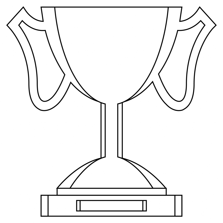 Trophy coloring page - ColouringPages