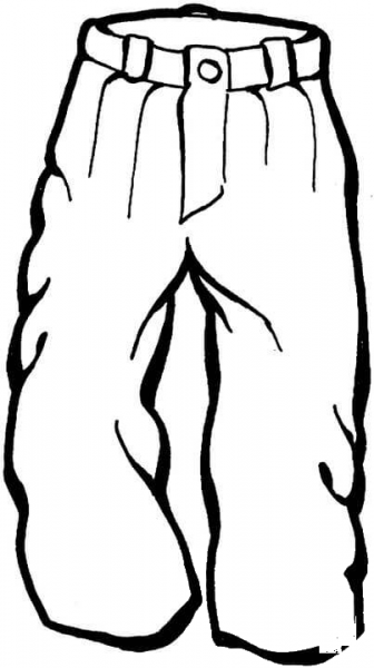 Trousers  coloring page image