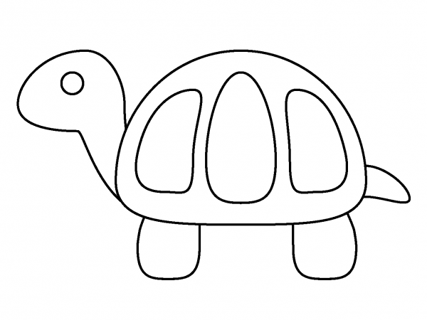 Turtle Emoji coloring page image