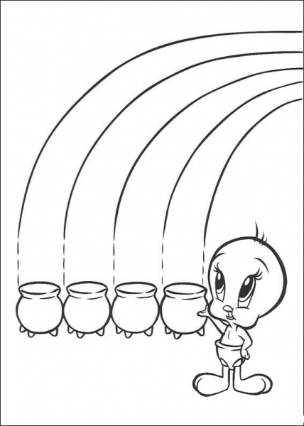 Tweety  coloring page image