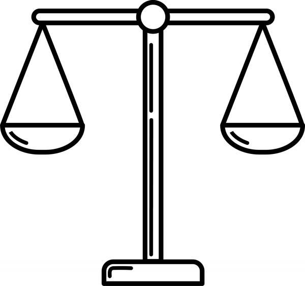 Balance Scale coloring page image