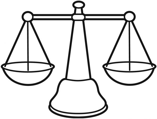Balance Scale coloring page image