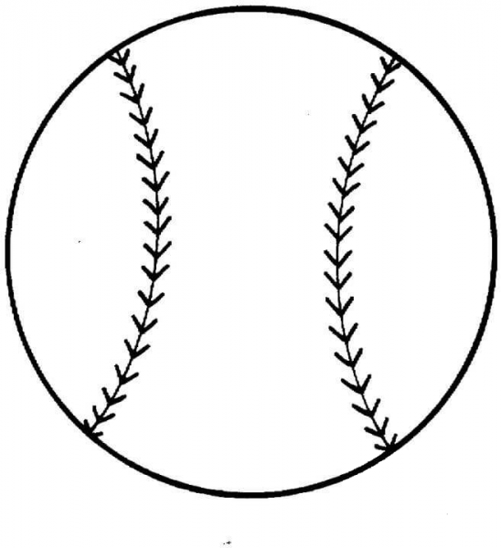 Ball  coloring page image